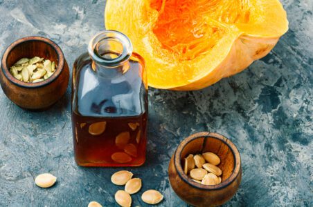 Natural pumpkin seed oil
